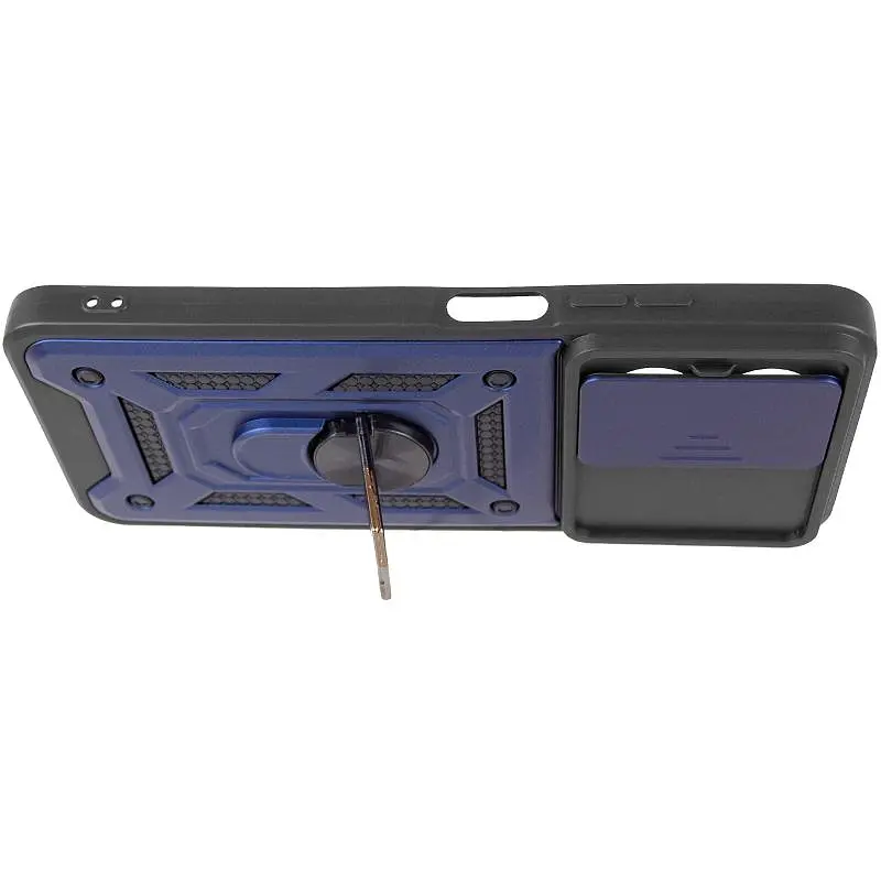 Чохол Ummi Camshield Serge Ring для Xiaomi Redmi A5 / Poco C71 Синій / Navy - фото 4