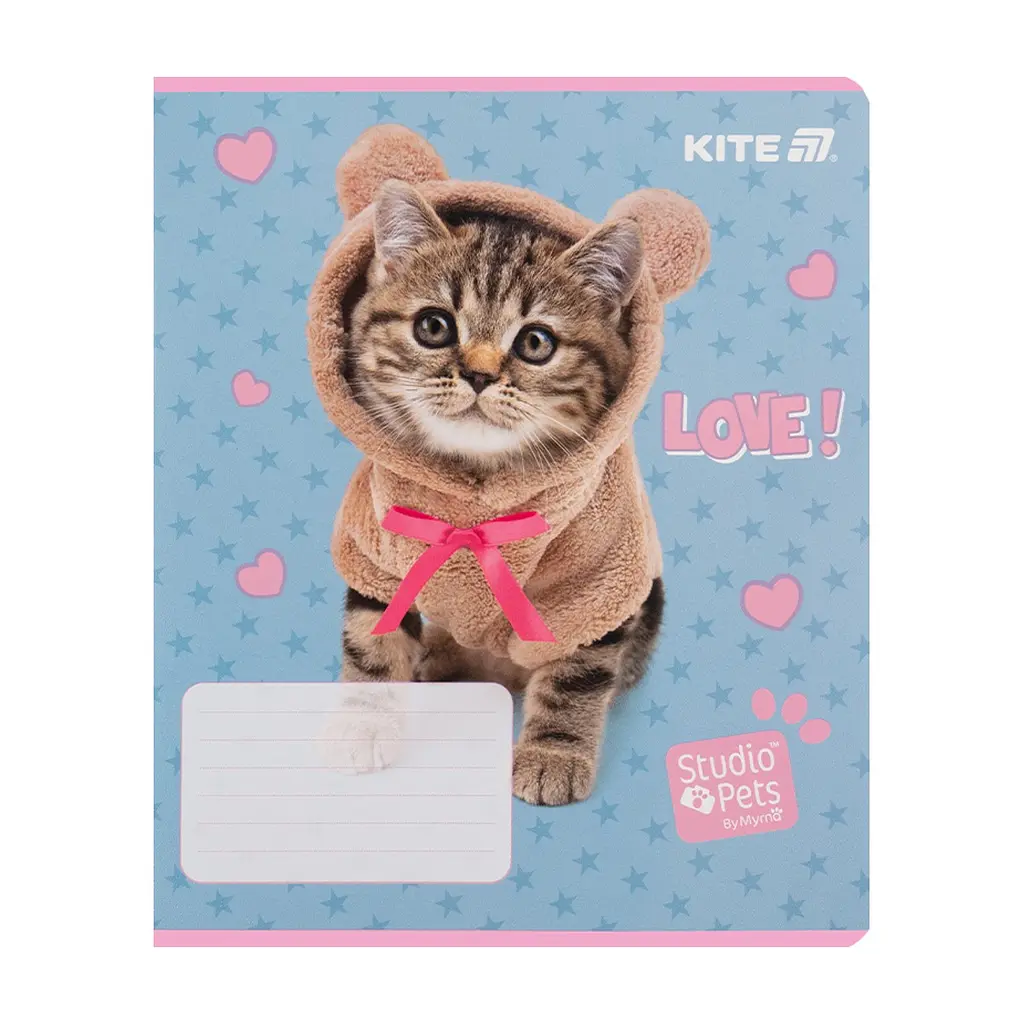 Зошит Kite Studio Pets, 12 аркушів, лінія (SP25-234), в асортименті - фото 7