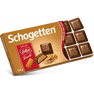 Шоколадка Schogetten Lotus Biscoff 100g