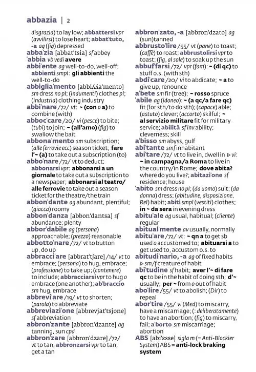 Collins Gem Italian Dictionary 10th Edition - фото 2