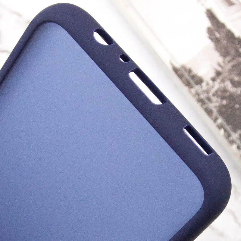 Чохол TPU+PC Lyon Frosted для Samsung Galaxy A50 (A505F) / A50s / A30s Navy Blue - фото 6