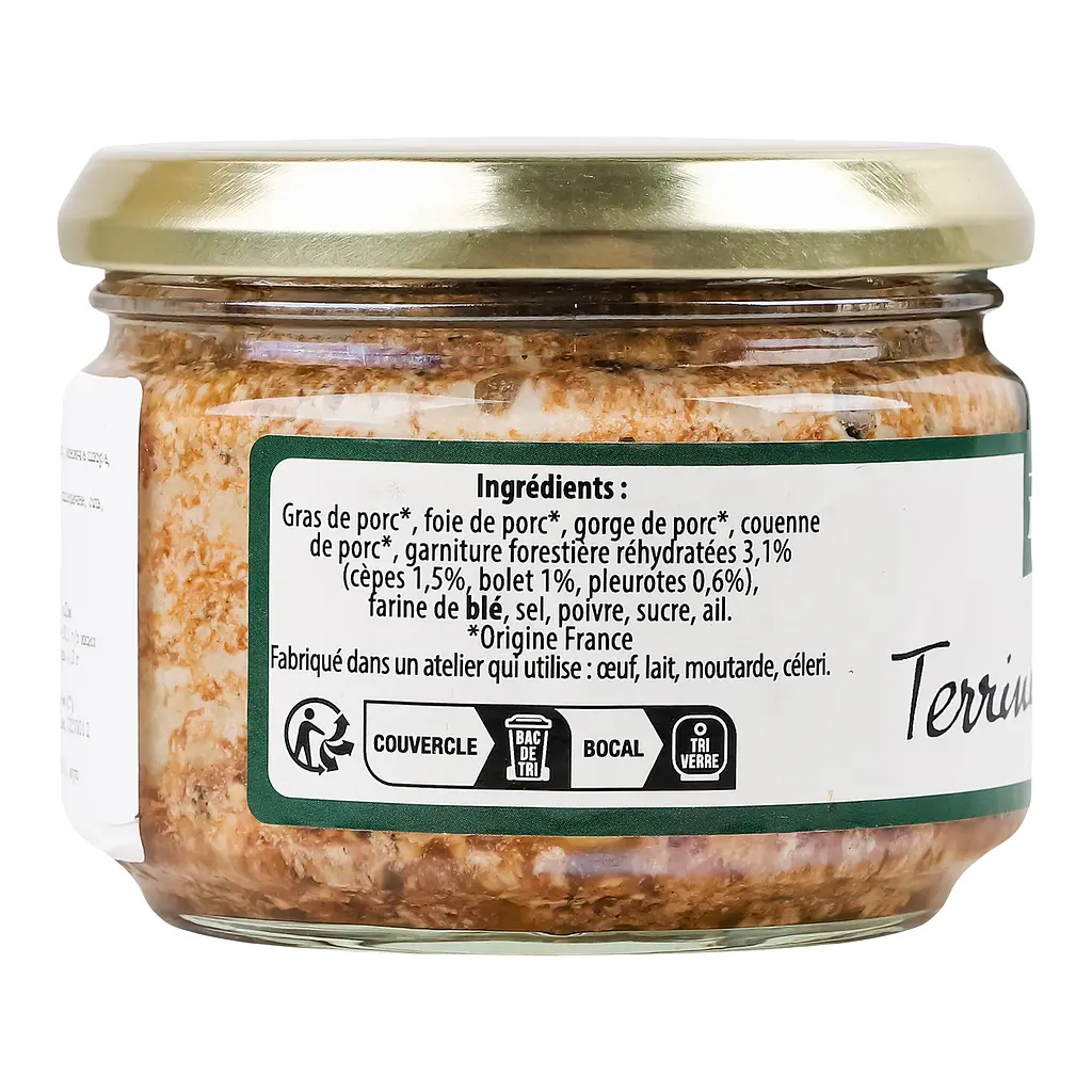Террін Les Bocades зі свинини з грибами 175 г - фото 3