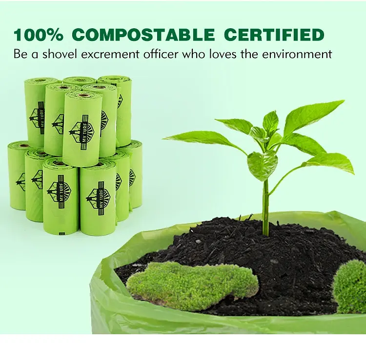 Біорозкладні пакети My Turf Eco Poop Bags для прибирання за собаками - фото 2