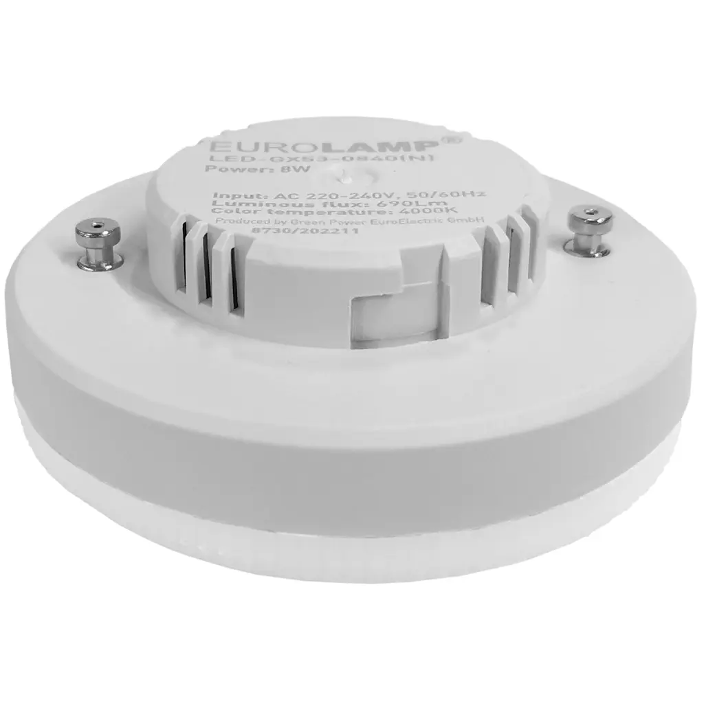 Лампочка Eurolamp LED GX53 12W 4000K (LED-GX53-1240(N)) - фото 2
