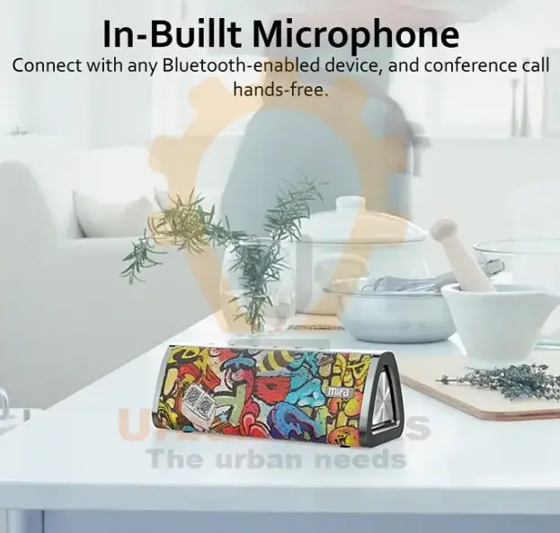 Колонка портативная Mifa A10 Plus Graffiti 20 Вт Bluetooth IPX7 - фото 4