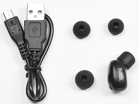 Беспроводная Bluetooth гарнитура Hoco E24 Black - фото 7