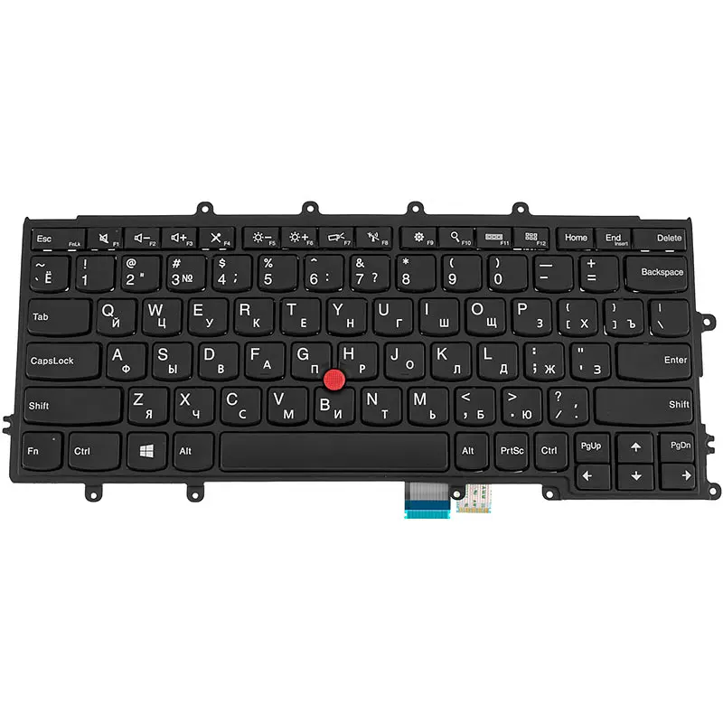 Клавіатура для ноутбука LENOVO (ThinkPad: X240, X240S, X240i, X250) rus, black - фото 2
