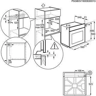 Духовка электрическая Electrolux EOC5E70X - фото 9