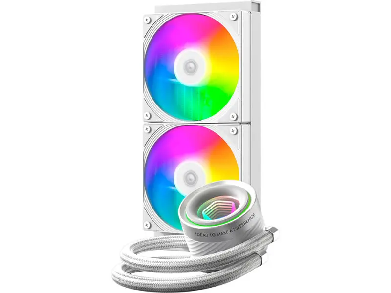 Водяне охолодження ID-COOLING FX240 INF White - фото 2