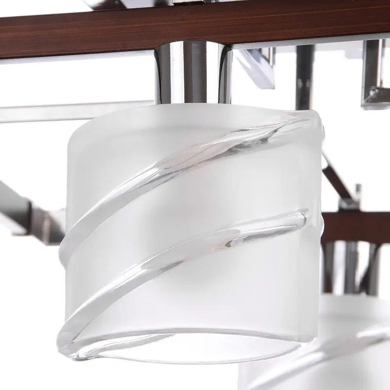 Люстра потолочная Brille для кухни E14 40W CH+W (BR-588C/4) - фото 2