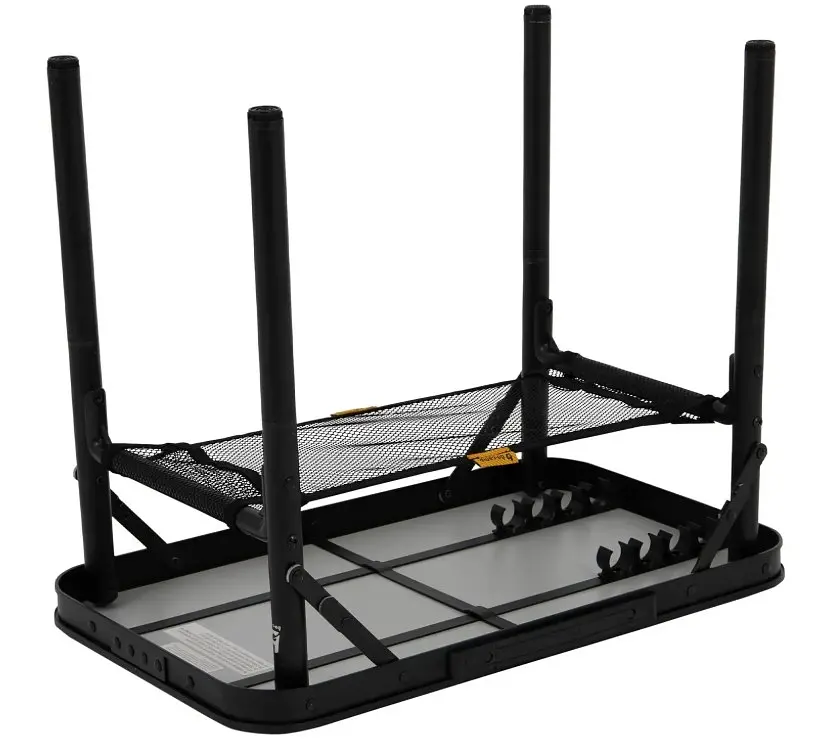 Стіл Bo-Camp Woodbine 56x34 см Black/Wood look (1404191) (DAS303265) - фото 7