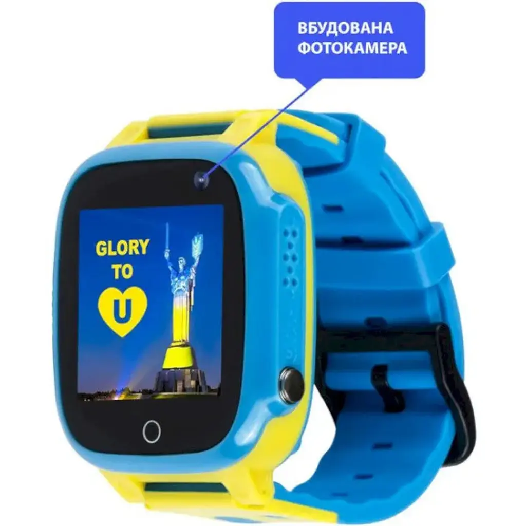 Smart Watch AmiGo GO008 MILKY GPS Wi-Fi Blue/Yellow RU UCRF - фото 2