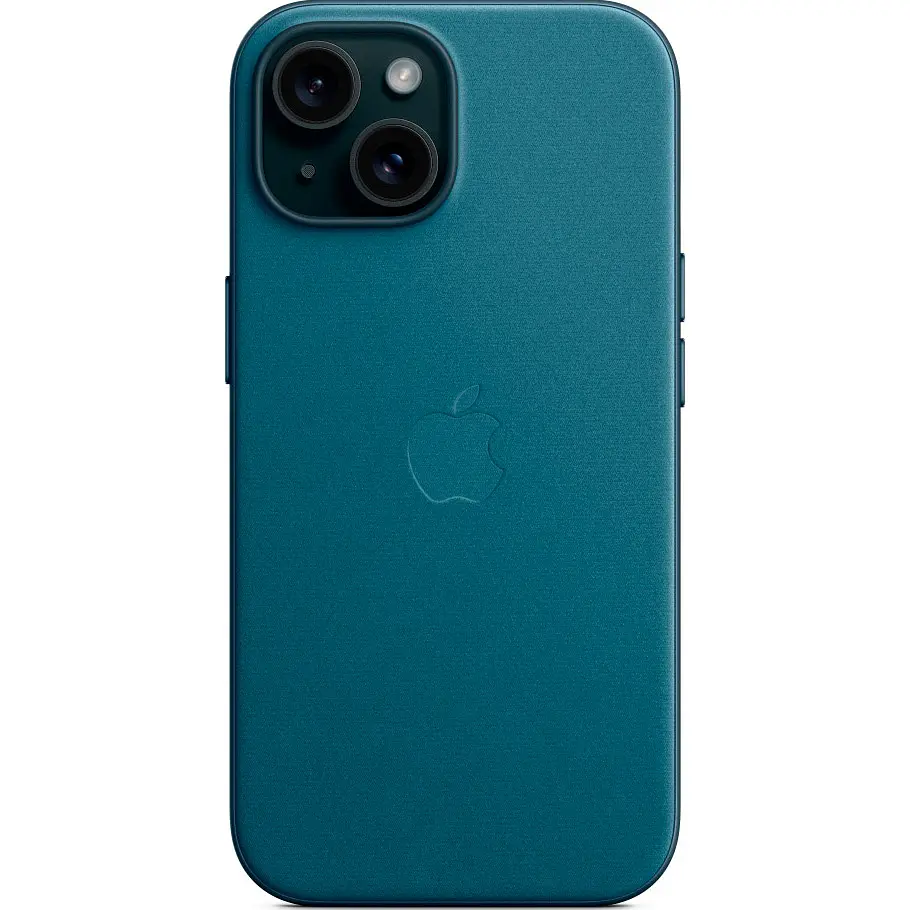 Чохол Apple FineWoven Case для iPhone 15 with MagSafe Pacific Blue (MT3G3ZM/A) [92891] - фото 3