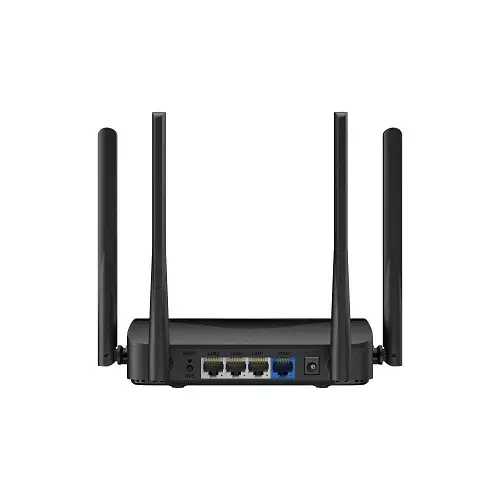 Роутер Mercusys MR25BE, Black, WiFi 7 (5GHz до 2880 MB/s / 2.4GHz до 688 MB/s), 3xGLan, 1xGWan, MLO, 4 зовнішніх антен - фото 2
