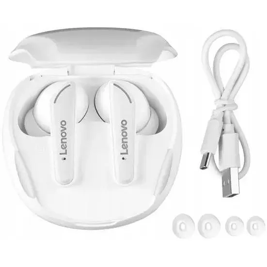 Наушники беспроводные Lenovo ThinkPlus XT92 белые - фото 2