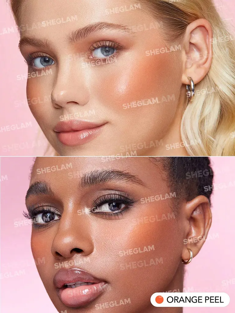 Рідкі матові рум'яна Sheglam Color Bloom Liquid Blush-Orange Peel - фото 2