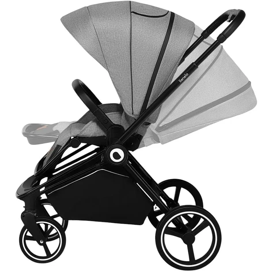 Коляска універсальна Lionelo Mika Plus 3 в 1 grey stone (LO-MIKA PLUS 3IN1 GREY STONE) - фото 6