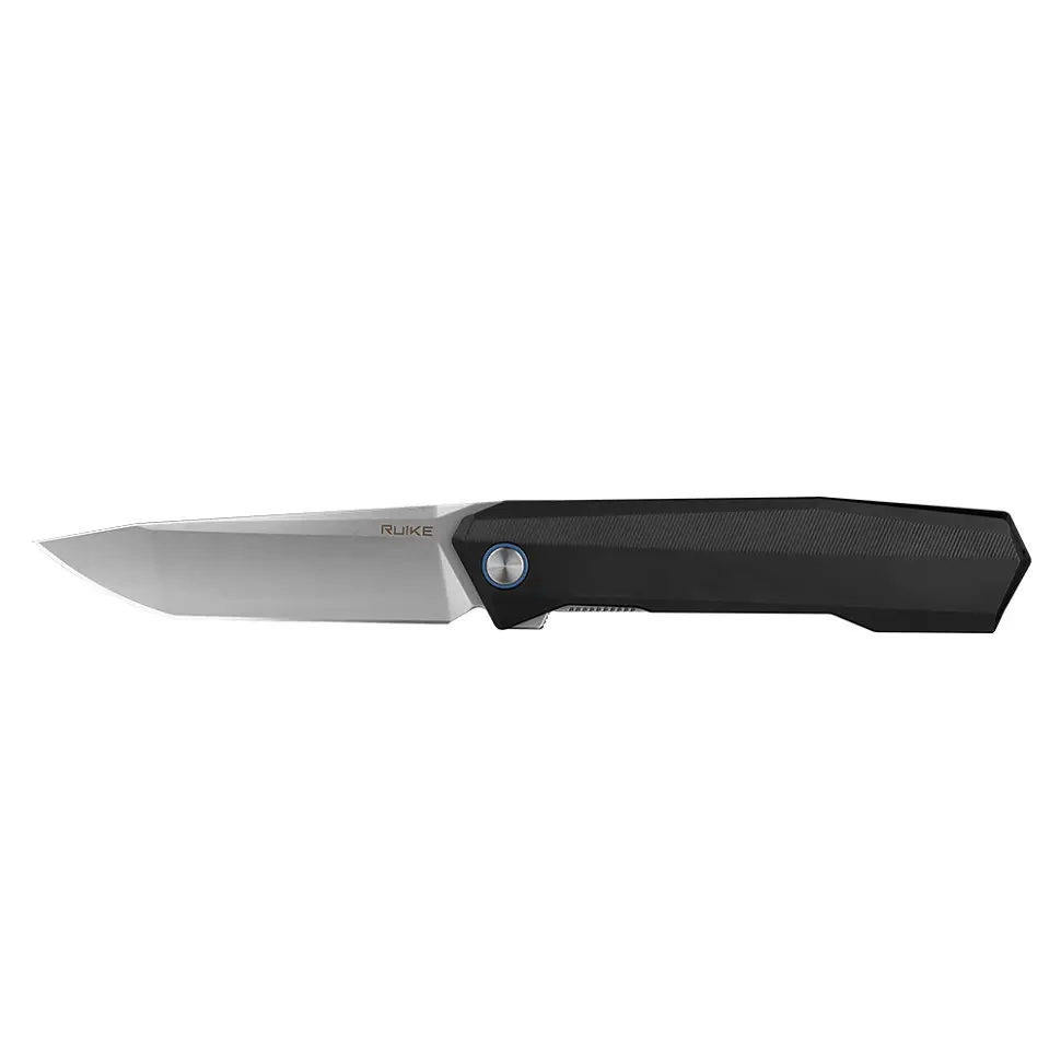 Ніж складаний туристичний Ruike P166-AB, (9.2 см) 14C28N/Aluminum чорний - фото 4