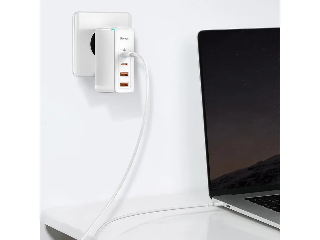 Мережевий зарядний пристрій Baseus GaN2 Pro Quick Charger 2USB + 2Type-C 100W CCGAN2P-L02 White - фото 6
