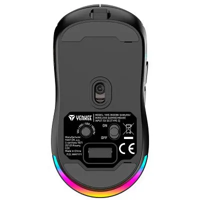 Комп'ютерна мишка Yenkee YMS 3500BK Samurai Wireless Black (45018706) - фото 3