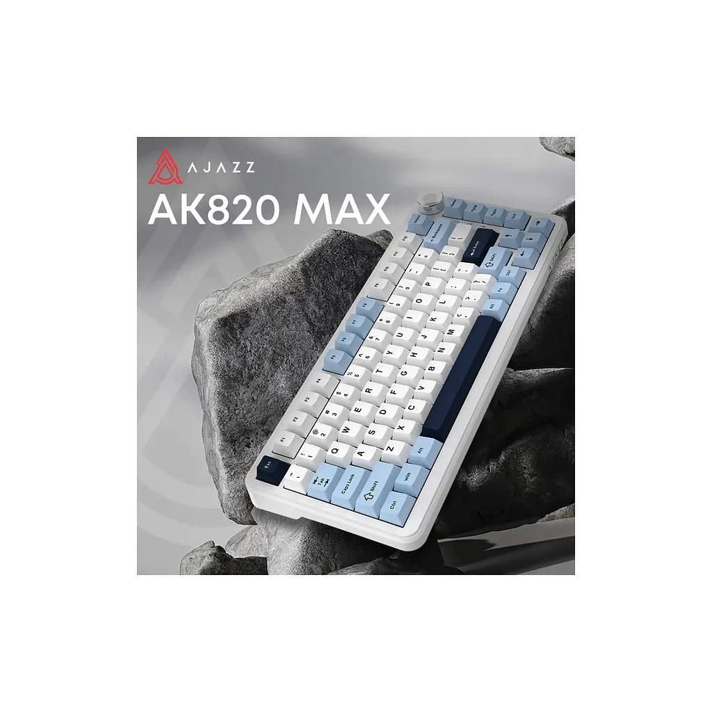Клавіатура Ajazz AK820 MAX PLUS Daydream Switch RGB Wireless/Bluetooth/USB White (AK820MAX-DD-BWD) - фото 4