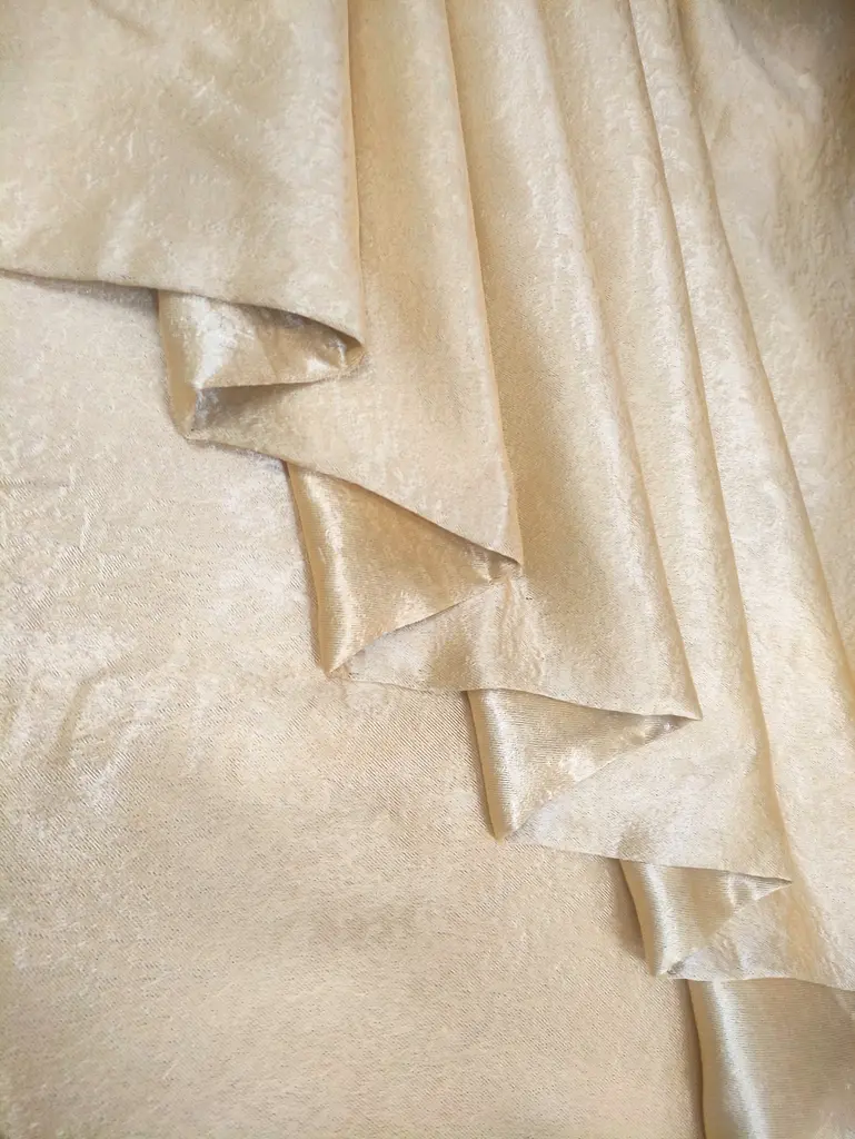Комплект штор софт блекаут шампань 2 шт 150х250 - фото 3