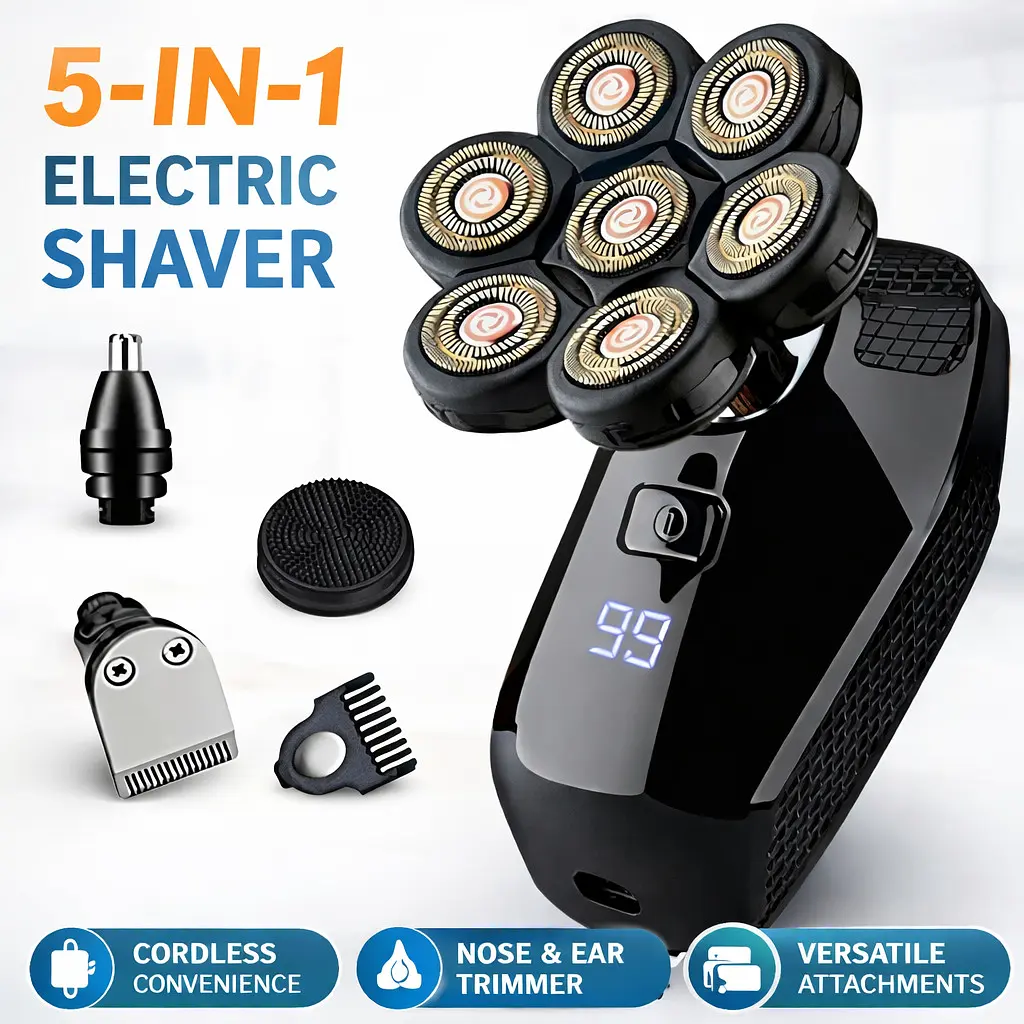 Електрична бритва для чоловіків 5 в 1 Electric Shaver - фото 2