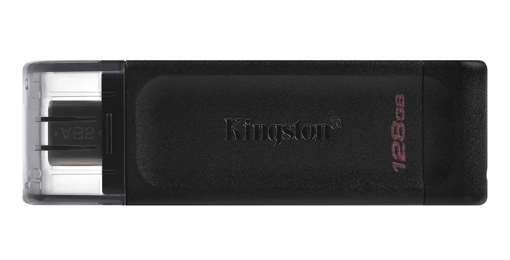 Накопитель 128GB USB 3.2 Type-C Gen 1 DT70 Kingston teh0013404 - фото 2