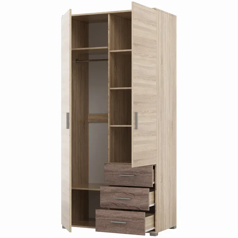 Шафа розстібна Еверест Бриз ШП-4 з ящиками Сонома/Трюфель (DTM-2297) - фото 2