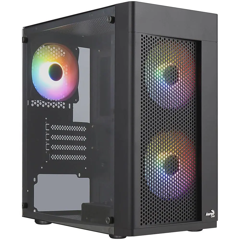 Корпус AeroCool Hexform-G-BK-v2 Black 600W (ACCX-PV38004.11) - фото 8