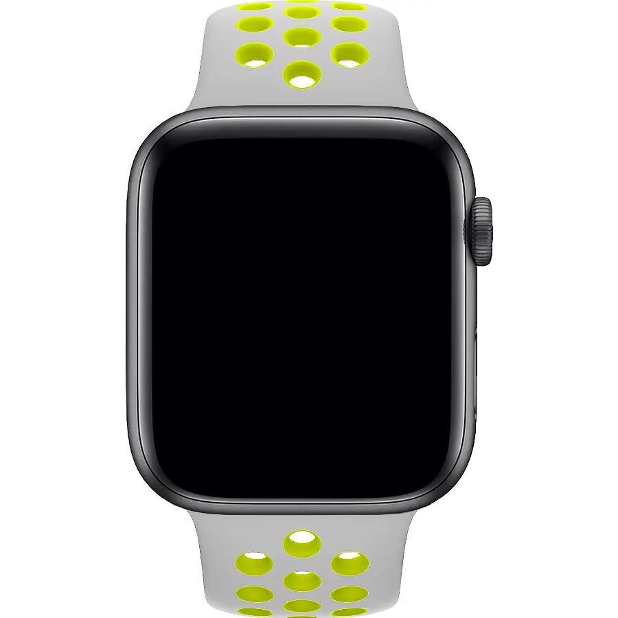 Ремінець Sport Nike для Apple Watch 42/44/45/46/49mm Gray/Yellow [119480] - фото 4