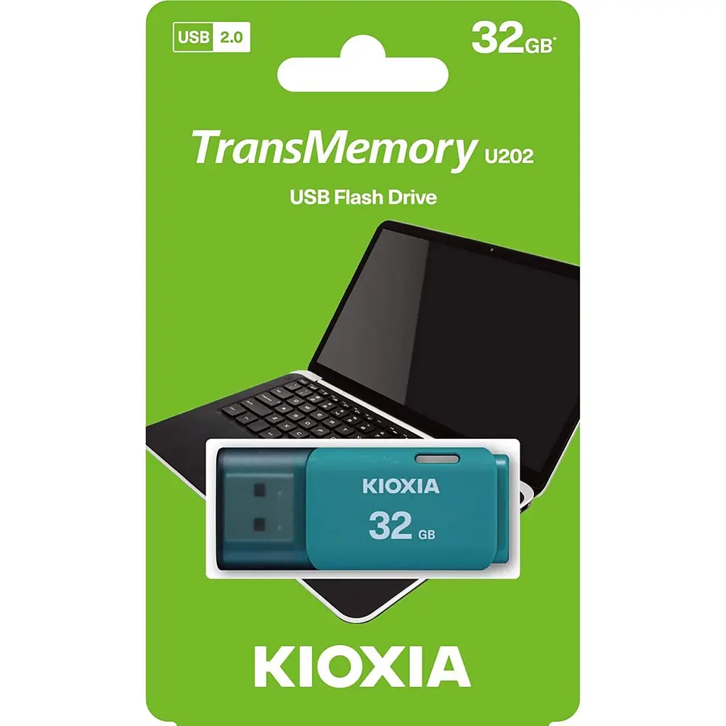 Флеш-накопитель Kioxia USB 32GB TransMemory U202 Blue (LU202L032GG4) - фото 3
