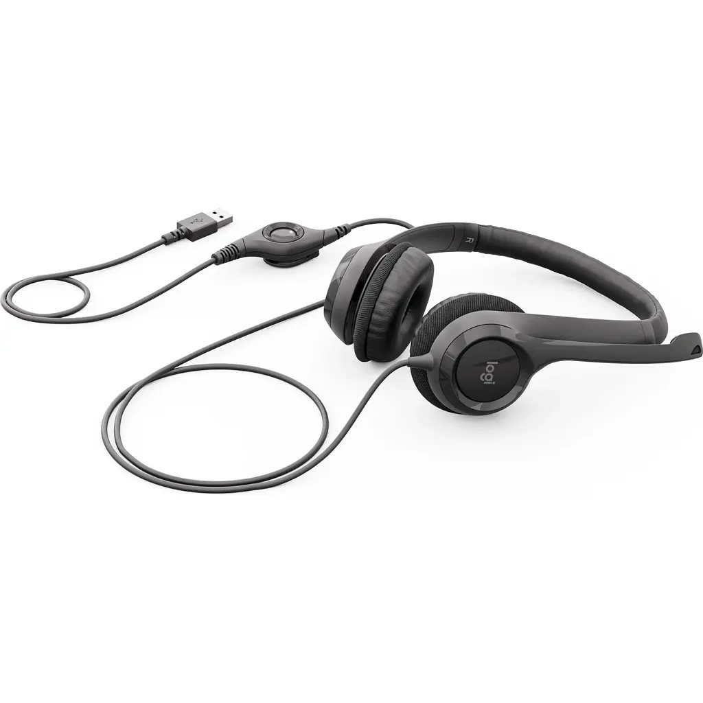 Комп'ютерна гарнітура Logitech H390 Black (981-000406) [104766] - фото 6