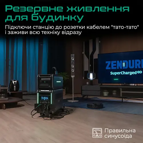 Зарядная станция Zendure SuperBase V4600W 4608Wh LiFePO4 (ZDSBV4600-gy-eu) - фото 3