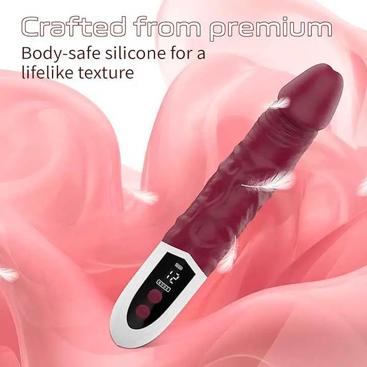Реалістичний вібратор Satisfyer Lover 12 режимів бордовий - фото 2