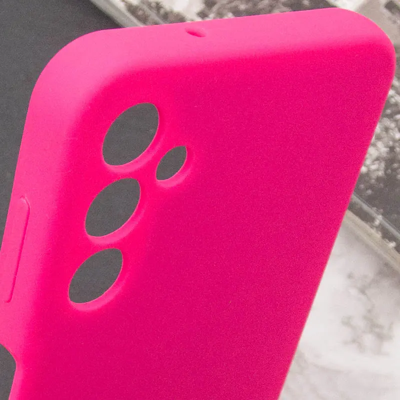 Чохол Silicone Cover Lakshmi Full Camera (AAA) для Samsung Galaxy A14 4G/5G Рожевий / Barbie pink - фото 6