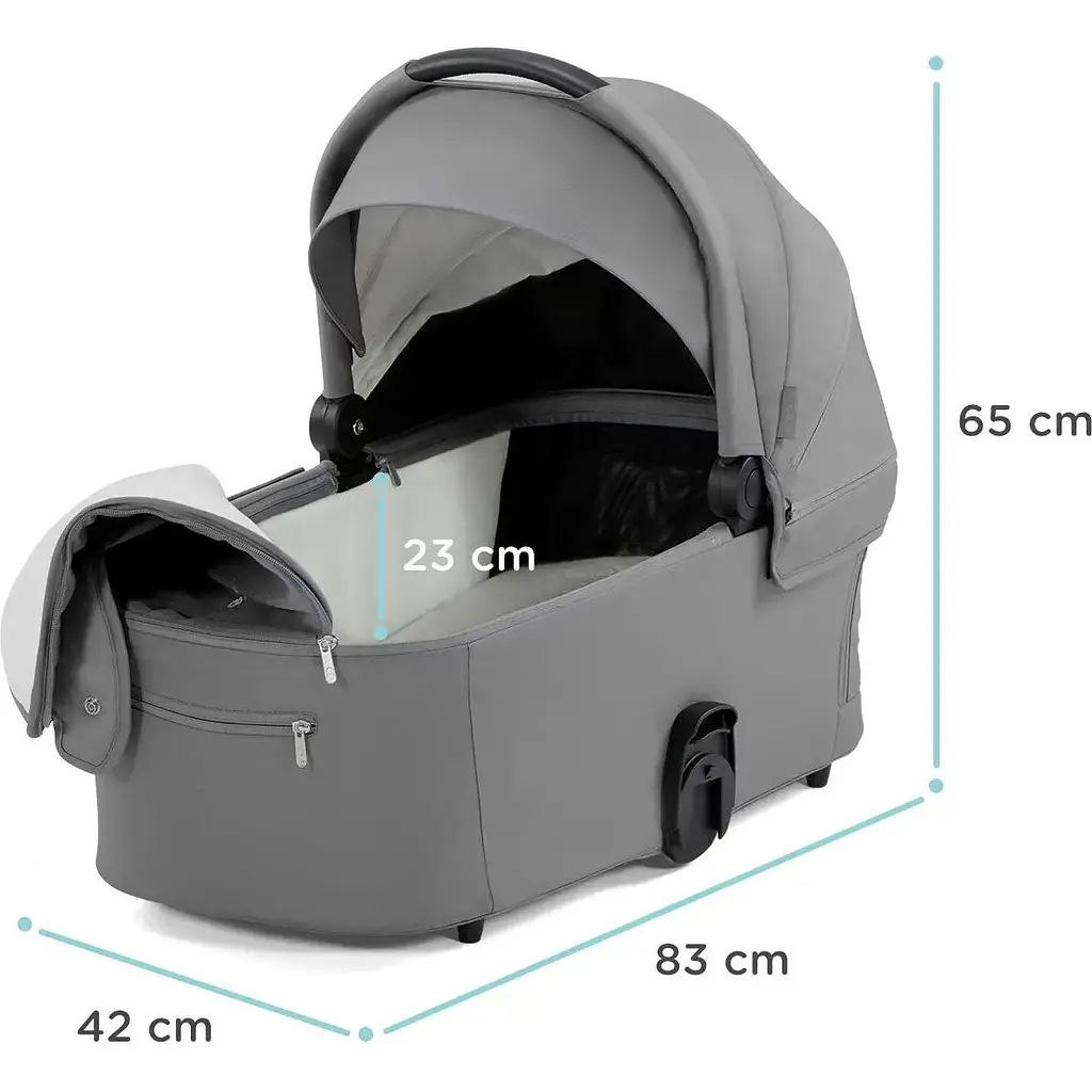 Універсальна коляска 2 в 1 Kinderkraft Nea Platinum Grey (KSNEA000GRY2000) - фото 10