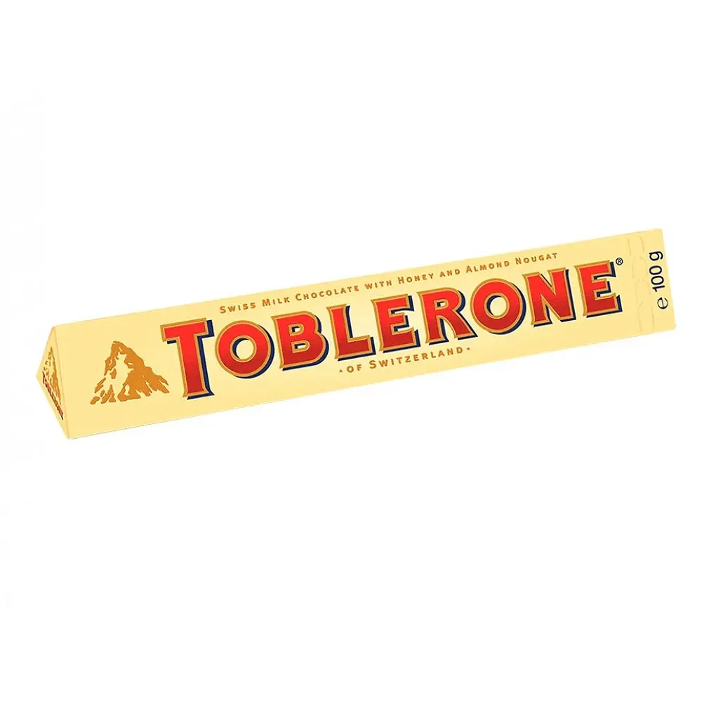 Шоколад молочний Toblerone з медом та мигдальною нугою 100г.