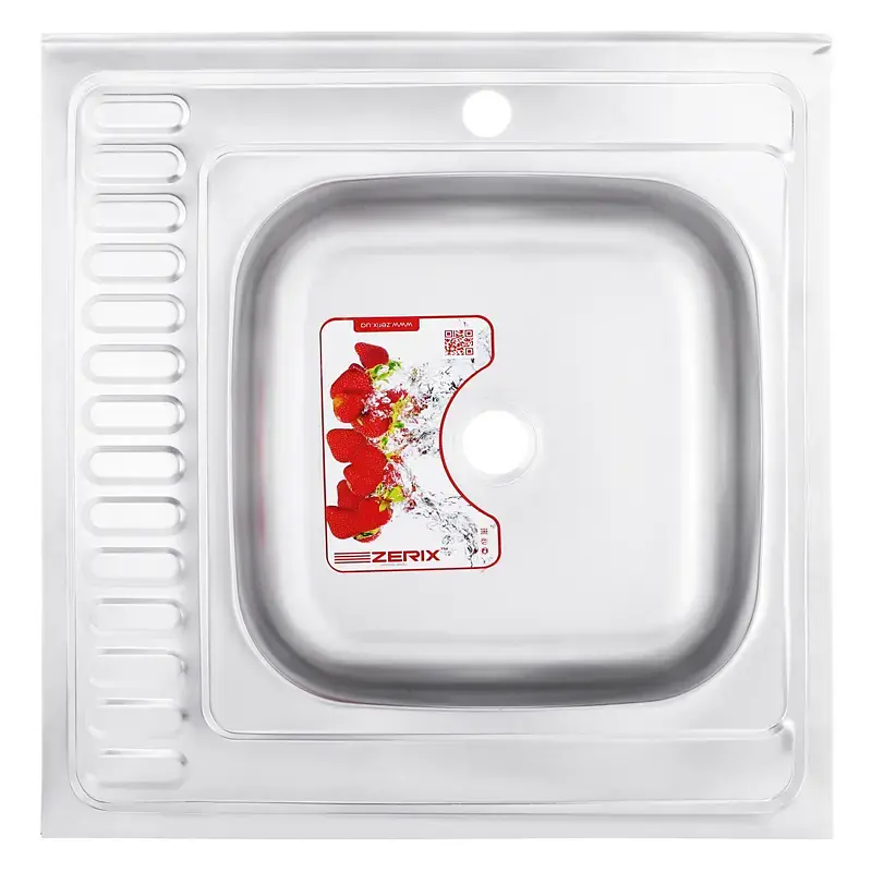 Кухонна мийка Zerix Z6060R-06-160MD micro decor ZS0589, Decor