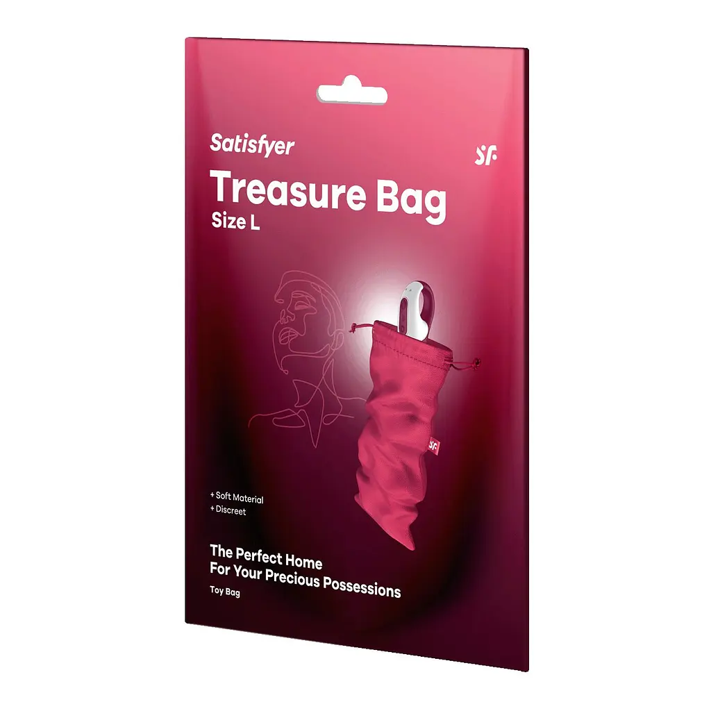 Мішечок для зберігання іграшок Satisfyer Treasure Bag L Pink Satisfyer IG059990; SX0551 98415 - фото 3