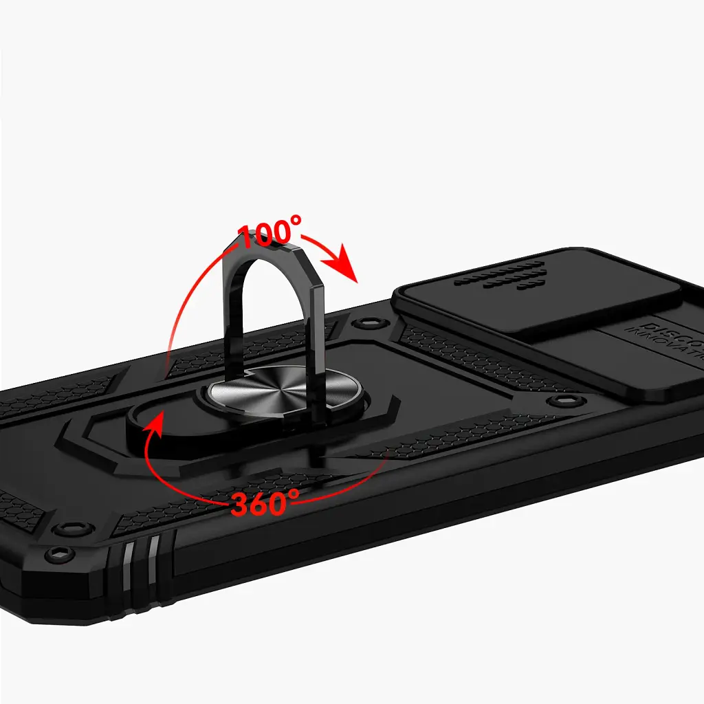 Панель BeCover Military для Vivo Y33s / Y21 Black (708834) - фото 3