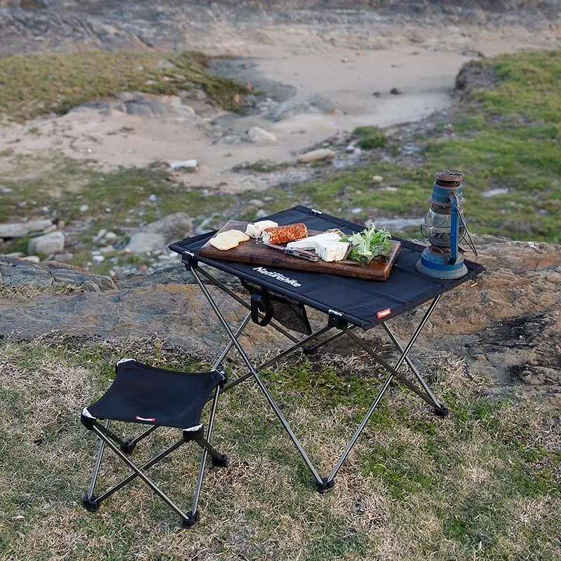 Стіл розкладний Naturehike NH20JJ020,1680D Oxford / алюміній Розмір L чорний - фото 5