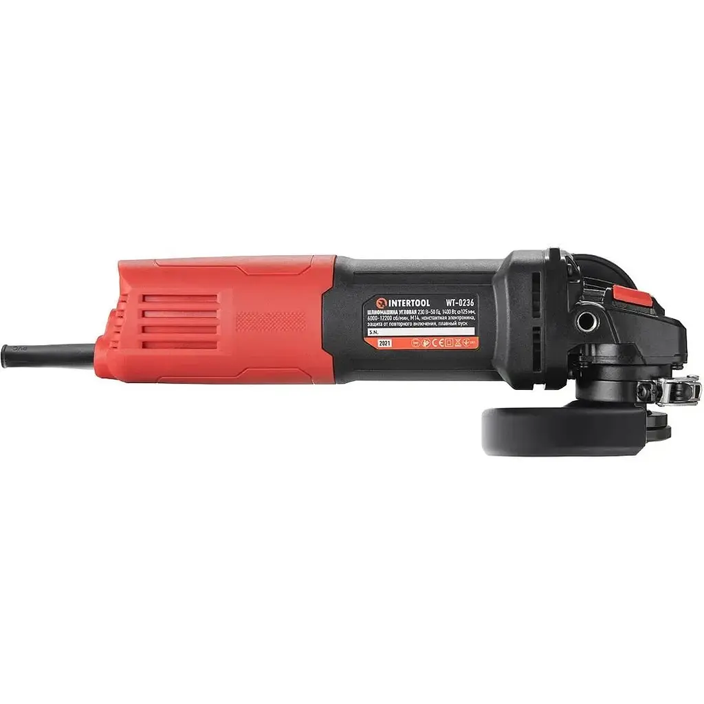 Кутова шліфмашина Intertool WT-0236 [89775] - фото 2
