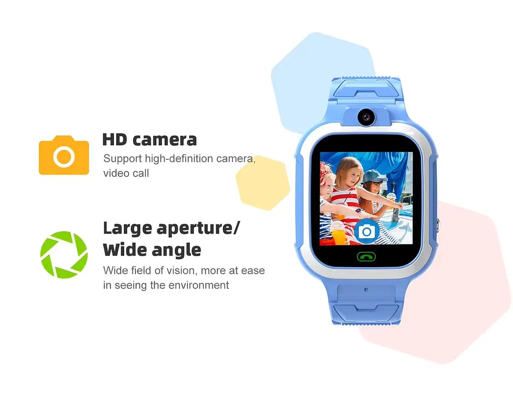 Дитячий смарт годинник-телефон Lemfo LT44 з GPS, 4G, SIM-картою, відеодзвінком, камерою, геолокацією та прослуховуванням Чорний - фото 8