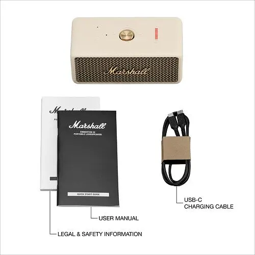 Акустика Marshall Emberton III Cream 20W Original (Підтримка офіційного додатку)(1006712) - фото 6