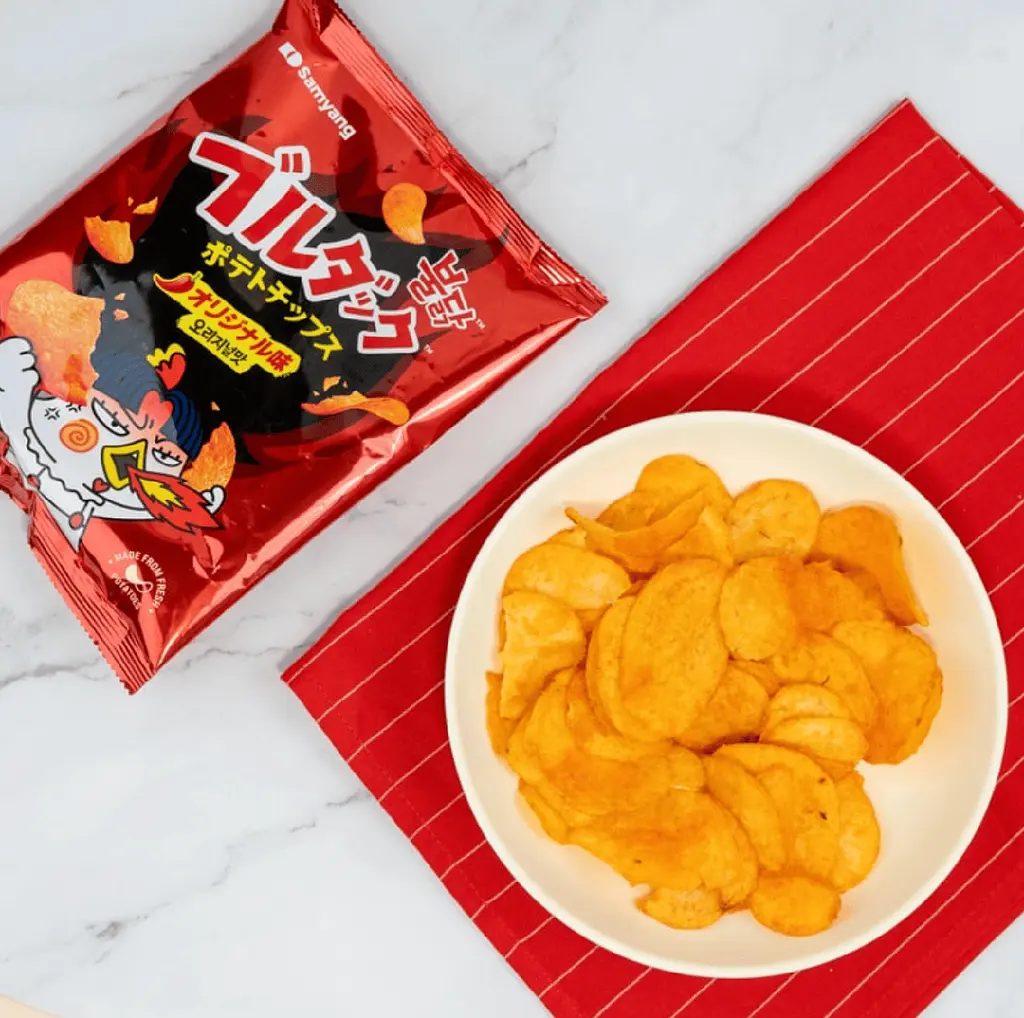 Чіпси Samyang Buldak Potato Chip Original 120г - фото 3