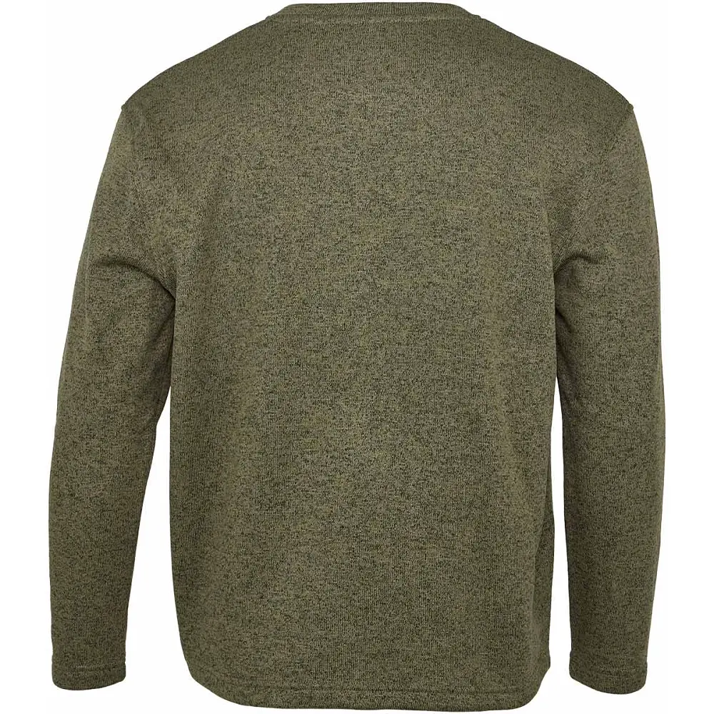 Пуловер Orbis Textil Herrenpullover Strick-Fleece L Оливковый - фото 2