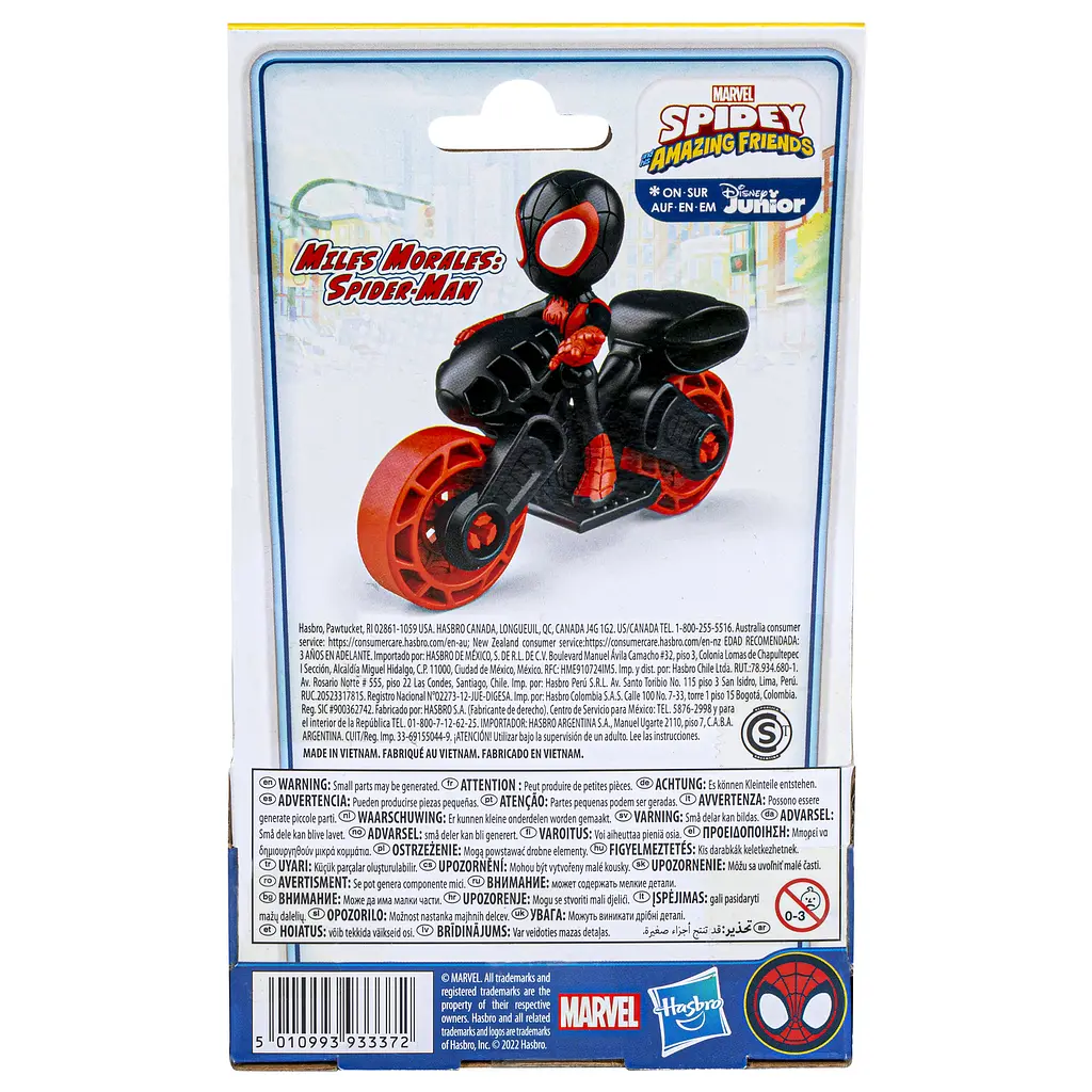 Набір іграшковий Hasbro Spiderman Marvel Spidey Amazing Friends Miles Morales 6 см (F3714_F4002) - фото 6