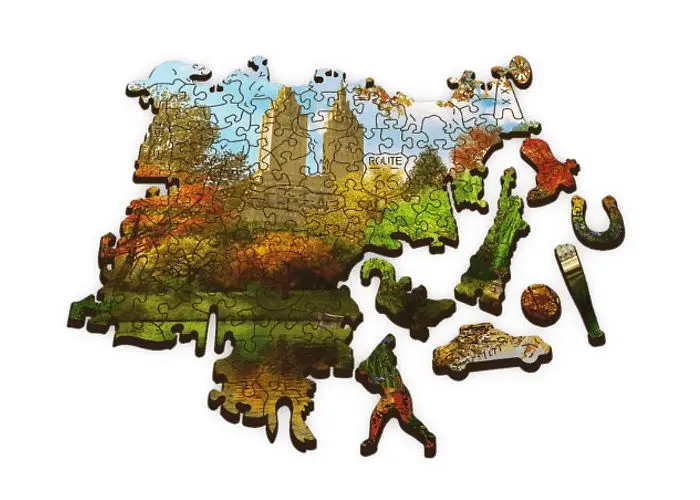 Пазл Trefl дерев'яний фігурний Центральний парк Манхеттен Нью-Йорк США 500+1 ел. (20157) - фото 3