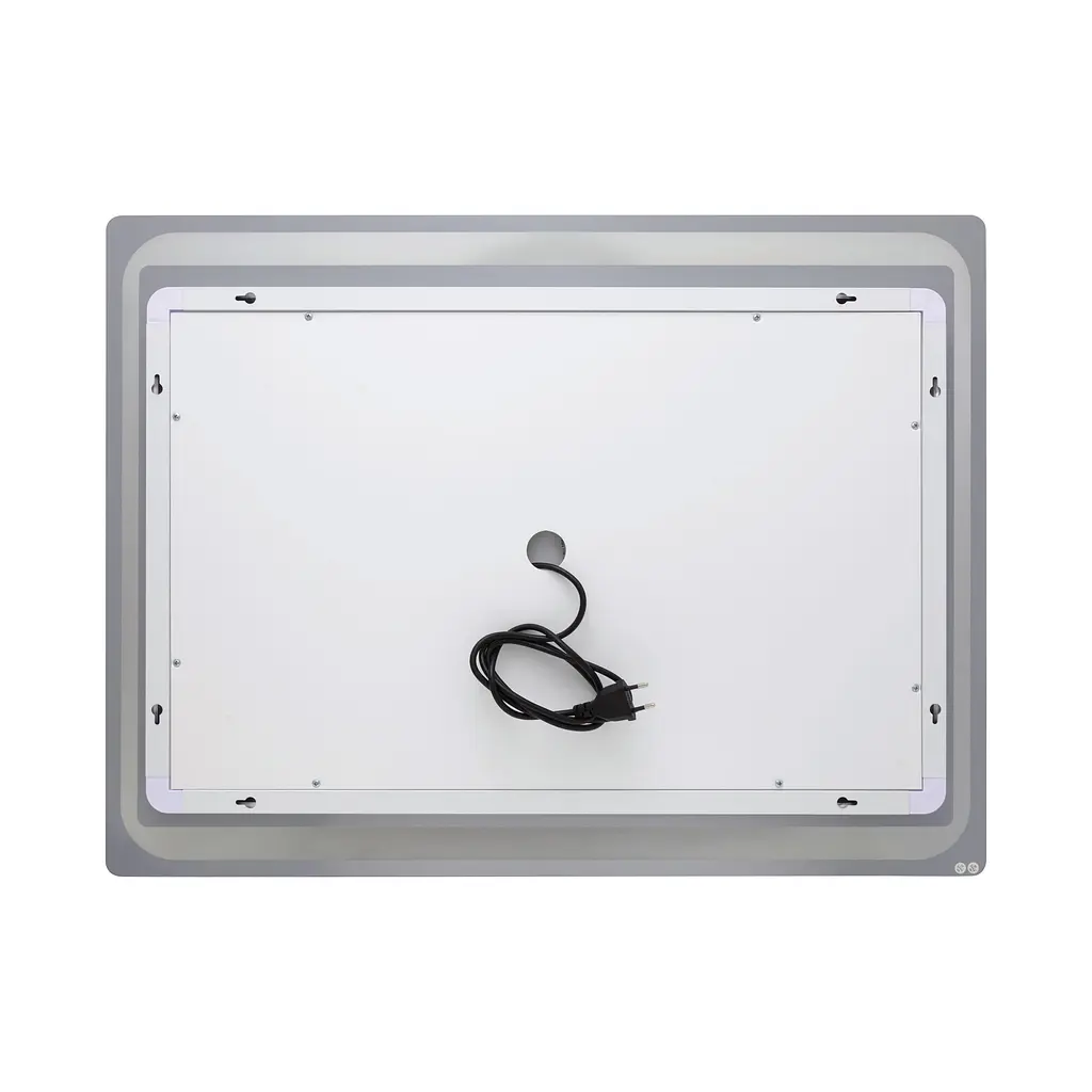 Дзеркало Qtap Mideya 800x600 з LED-підсвічуванням Touch, з антизапотіванням, з годинником, диммером яскравості QT2078NCF8060W - фото 6